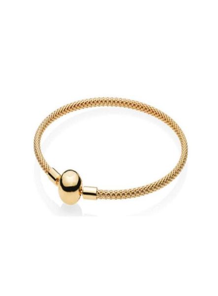 925 silver chain yellow gold bracelet women simple and personalized diy charm jewellery bead accessory basic bracelets1454250, Black
925 silver chain yellow gold bracelet women simple and personalized diy charm jewellery bead accessory basic bracelets1454250, Black