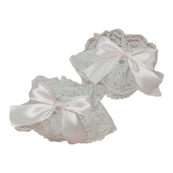 five fingers gloves gothic lolita wrist cuffs satin bow ruffles lace bracelet wristband hand sleeves 230712, Blue;gray
five fingers gloves gothic lolita wrist cuffs satin bow ruffles lace bracelet wristband hand sleeves 230712, Blue;gray