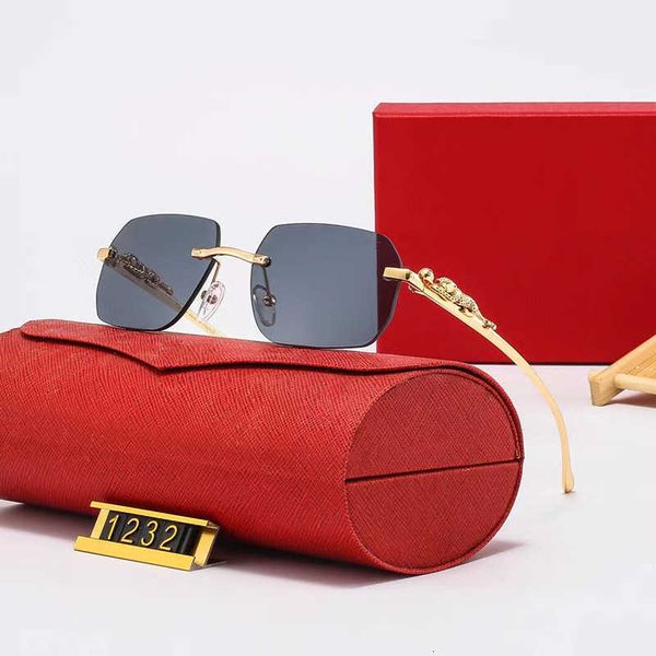 designer carti sunglasses fashion luxury brand for men and women leopard head frameless sunglasses couple driving thin glasses trendy, White;black
designer carti sunglasses fashion luxury brand for men and women leopard head frameless sunglasses couple driving thin glasses trendy, White;black