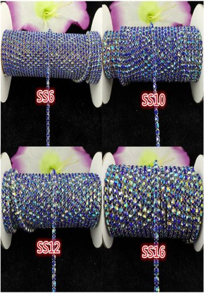 10yardsroll ss6ss16 sapphire blue ab rhinestones crystal glass rhinestone chain compact silver chain for phonecupsmouseappliq1762770, Black
10yardsroll ss6ss16 sapphire blue ab rhinestones crystal glass rhinestone chain compact silver chain for phonecupsmouseappliq1762770, Black