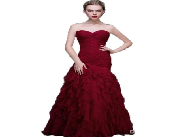 custom made evening dresses sweetheart backless laceup ruffle pleats mermaid draped skirt burgundy new evening gowns for women6114793, Black;red
custom made evening dresses sweetheart backless laceup ruffle pleats mermaid draped skirt burgundy new evening gowns for women6114793, Black;red