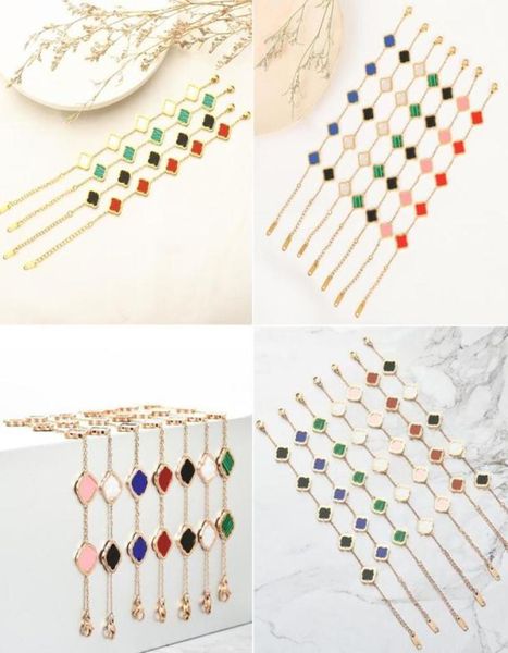 14 colors designer fourleaf clover bracelet fashion gold rose gold lucky love bracelets for women039s party engagement jewelry2581926, Golden;silver
14 colors designer fourleaf clover bracelet fashion gold rose gold lucky love bracelets for women039s party engagement jewelry2581926, Golden;silver