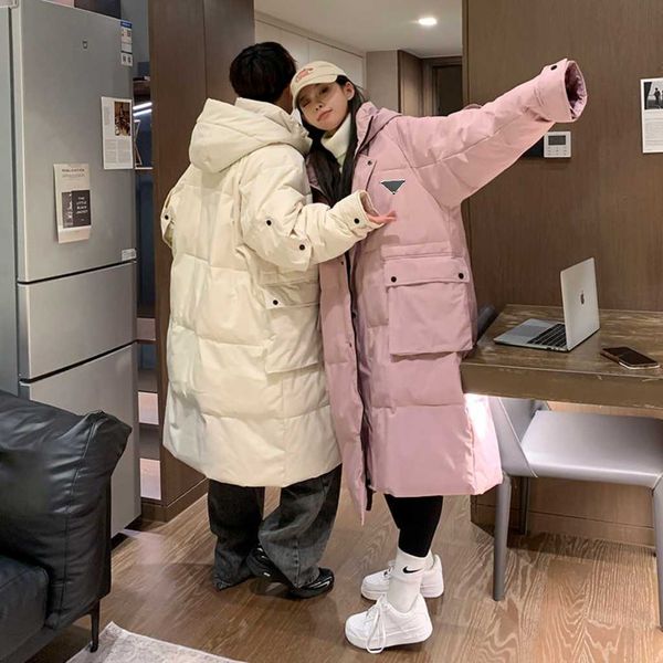 autumn and winter hooded long thick down coat, loose version, men and women, big pocket design fashion and practical, warm and versatile., Black
autumn and winter hooded long thick down coat, loose version, men and women, big pocket design fashion and practical, warm and versatile., Black