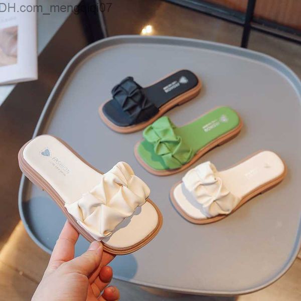 slipper green pleated simple korean children' slide 2023 new open breathable summer edition casual shoes children' fashion z2307, Black;grey
slipper green pleated simple korean children' slide 2023 new open breathable summer edition casual shoes children' fashion z2307, Black;grey