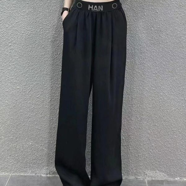 paris designer fashion women pants trousers set with diamonds vertical luxury straight pants home casual, Black;white
paris designer fashion women pants trousers set with diamonds vertical luxury straight pants home casual, Black;white