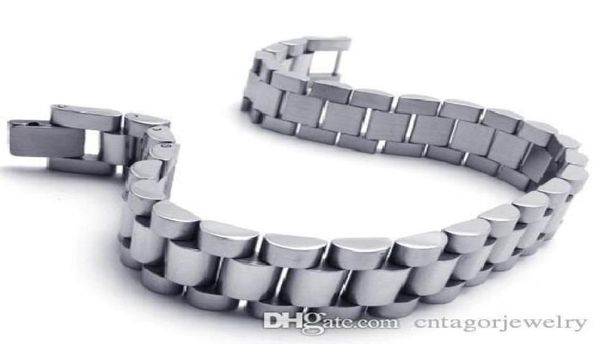 watch band style 316l stainless steel wristband link men039s bracelet bys088 gift3990379, Black
watch band style 316l stainless steel wristband link men039s bracelet bys088 gift3990379, Black