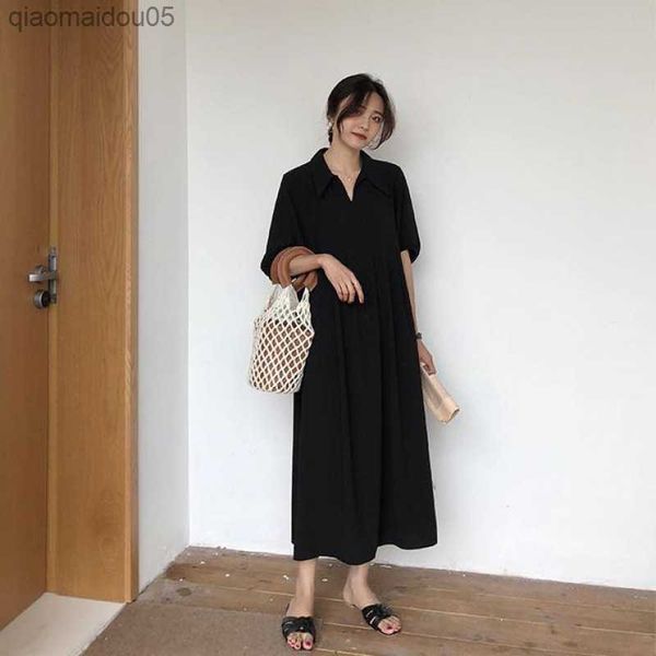 carecode casual black maternity shirt dress for pregnant women summer korean fashion elegant loose plus size long blouse dress l230712, White
carecode casual black maternity shirt dress for pregnant women summer korean fashion elegant loose plus size long blouse dress l230712, White