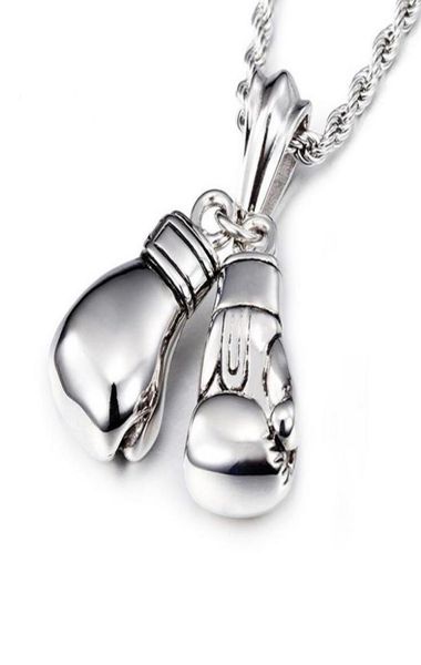 sport men boxer glove necklace fitness fashion stainless steel workout jewelry silver double boxing glove charm pendants accessori1274581
sport men boxer glove necklace fitness fashion stainless steel workout jewelry silver double boxing glove charm pendants accessori1274581
