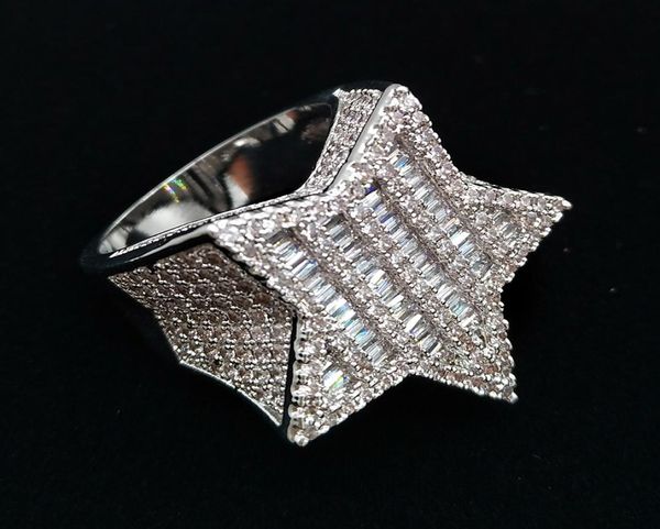 18k gold white gold mens new bling cubic zirconia pentagram hip hop ring guys full diamond iced out rapper jewelry gifts for boy1915492, Silver
18k gold white gold mens new bling cubic zirconia pentagram hip hop ring guys full diamond iced out rapper jewelry gifts for boy1915492, Silver