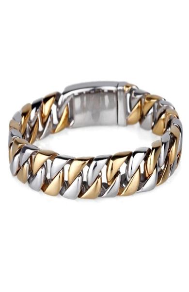 12mm heavy never fade gold color bracelet men curb cuban link chain armband mens bracelets bangles man biker wristband jewelry 16223187, Black
12mm heavy never fade gold color bracelet men curb cuban link chain armband mens bracelets bangles man biker wristband jewelry 16223187, Black