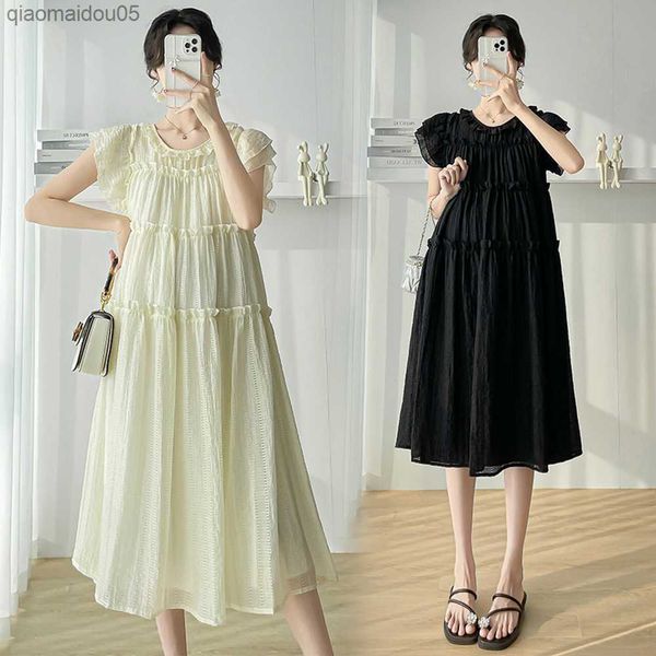 3157# 2023 summer korean fashion patchwork maternity long dress sweet cute loose clothes for pregnant women lovely pregnancy l230712, White
3157# 2023 summer korean fashion patchwork maternity long dress sweet cute loose clothes for pregnant women lovely pregnancy l230712, White