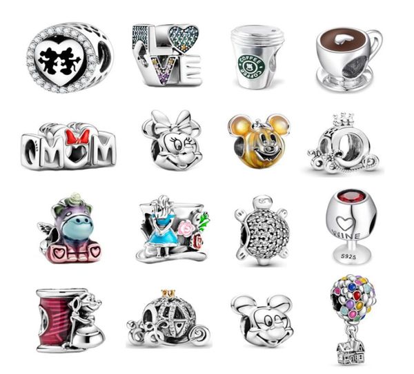 s925 silver charms women diy making jewelry fashion loose beads fit bracelets with original box coffee crown love pandents2627569, Black
s925 silver charms women diy making jewelry fashion loose beads fit bracelets with original box coffee crown love pandents2627569, Black