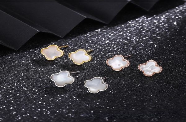 s925 sterling silver clover designer stud earrings for women girls luxury shell fashion sweet flower simple ear rings earring jewe2571054, Golden;silver
s925 sterling silver clover designer stud earrings for women girls luxury shell fashion sweet flower simple ear rings earring jewe2571054, Golden;silver