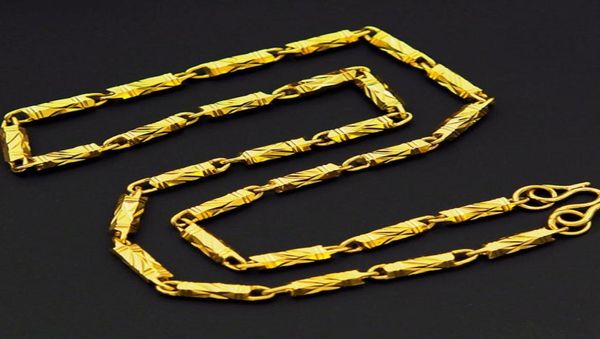 n29850cm length18k gold filled cool curb cuban link chain men necklace 45mm8394403, Silver