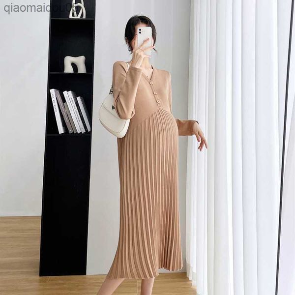 maternity knitting dress for spring autumn 2022 new clothes for pregnant women causal v-neck solid pleasted pregnancy vestidos l230712, White
maternity knitting dress for spring autumn 2022 new clothes for pregnant women causal v-neck solid pleasted pregnancy vestidos l230712, White