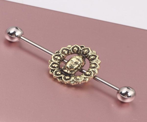 steel buddle body jewelry industrial barbell pierced bronze vintage earring for punk ear piercing body jewelry9860888, Silver
steel buddle body jewelry industrial barbell pierced bronze vintage earring for punk ear piercing body jewelry9860888, Silver