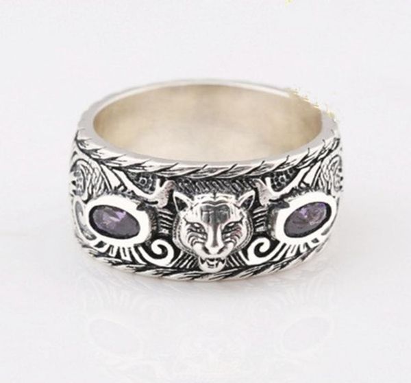 s925 retro sterling silver inlaid tiger head ring trend hip hop men and women couple jewelry gift1006818
s925 retro sterling silver inlaid tiger head ring trend hip hop men and women couple jewelry gift1006818
