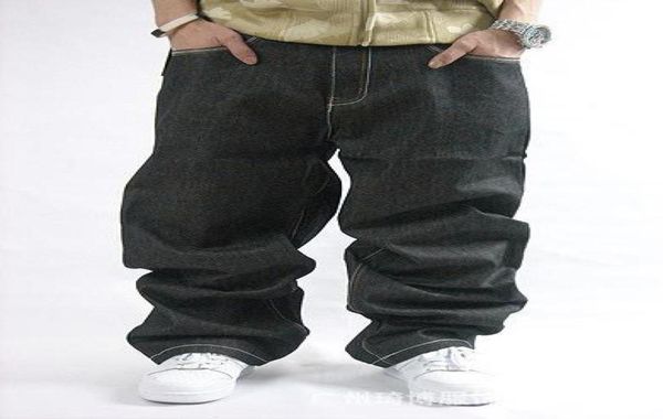 europe and the united states plus fertilizer xl influx of men jeans pants hiphop hiphop skateboard pants loose floral1587234, Blue
