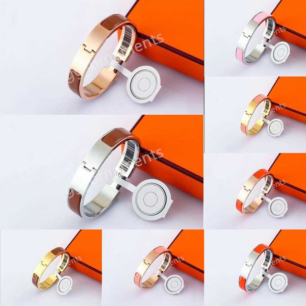 luxury brand bracelet her max designer h letter bangle enamel men and women fashion bracelets everyday accessories party wedding valentines, Black
luxury brand bracelet her max designer h letter bangle enamel men and women fashion bracelets everyday accessories party wedding valentines, Black