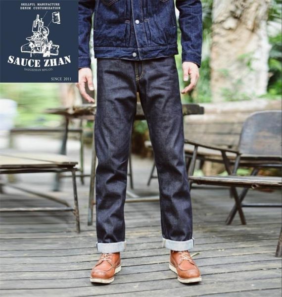 saucezhan 316xx casual selvedge raw unwashed selvage indigo denim straight mens jeans 2011209151727, Blue
saucezhan 316xx casual selvedge raw unwashed selvage indigo denim straight mens jeans 2011209151727, Blue