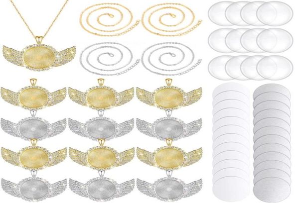 pendant necklaces sublimation wing blank trays set 12 rhinestone bezel round ammep8682858, Silver
pendant necklaces sublimation wing blank trays set 12 rhinestone bezel round ammep8682858, Silver