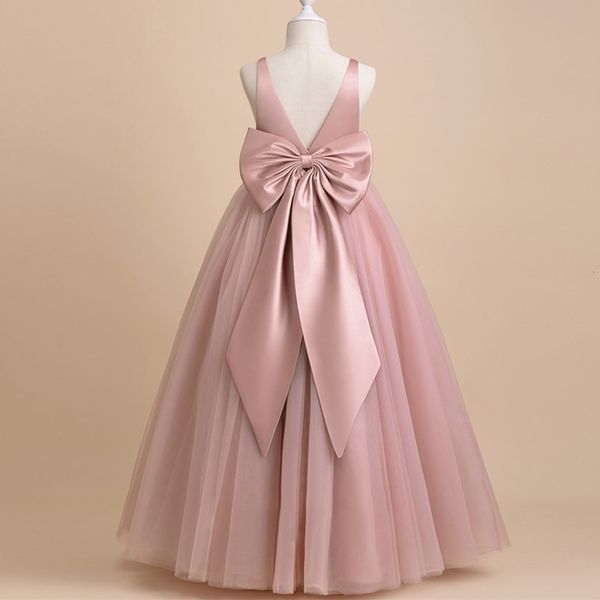 girl's dresses elegant girls big bow dress teen girl white first communion ceremony long robe clothing kids bridesmild wedding v-neck v, Red;yellow
girl's dresses elegant girls big bow dress teen girl white first communion ceremony long robe clothing kids bridesmild wedding v-neck v, Red;yellow