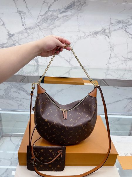 2pcs/set designer loop cross body bag vintage letter flower monograms canvas purse wallet loops handbag half-moon baguette chain collection
2pcs/set designer loop cross body bag vintage letter flower monograms canvas purse wallet loops handbag half-moon baguette chain collection