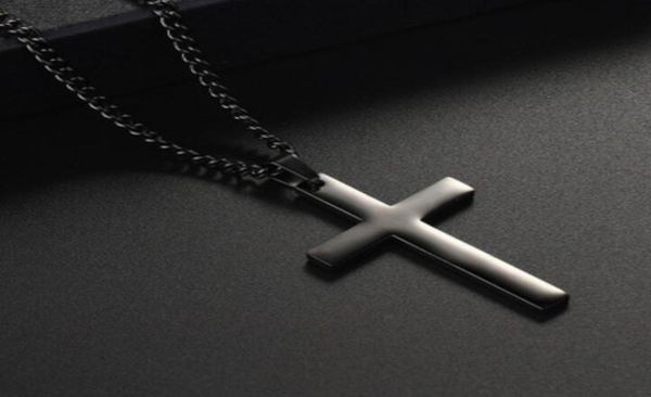 new cross pendant necklace women men black chains stainless steel adjustable long necklaces jewelry gift wjl54138699806, Silver
new cross pendant necklace women men black chains stainless steel adjustable long necklaces jewelry gift wjl54138699806, Silver