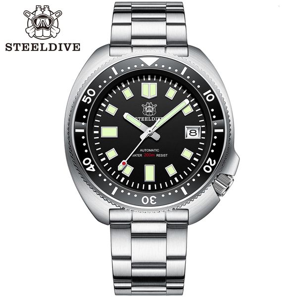 wristwatches sd1970 steeldive brand 200m waterproof sapphire glass 44mm men nh35 dive watch with ceramic bezel 230712, Slivery;brown
wristwatches sd1970 steeldive brand 200m waterproof sapphire glass 44mm men nh35 dive watch with ceramic bezel 230712, Slivery;brown