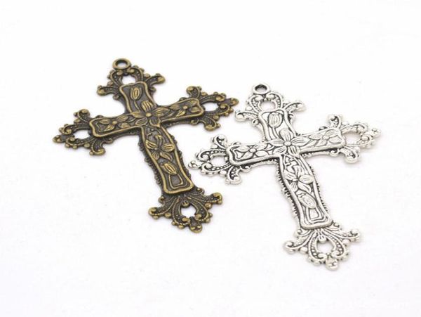 50 pcs lot large size 7553mm cross charms pendant beautiful detailed design good for diy craft jewelry making5788525, Bronze;silver
50 pcs lot large size 7553mm cross charms pendant beautiful detailed design good for diy craft jewelry making5788525, Bronze;silver