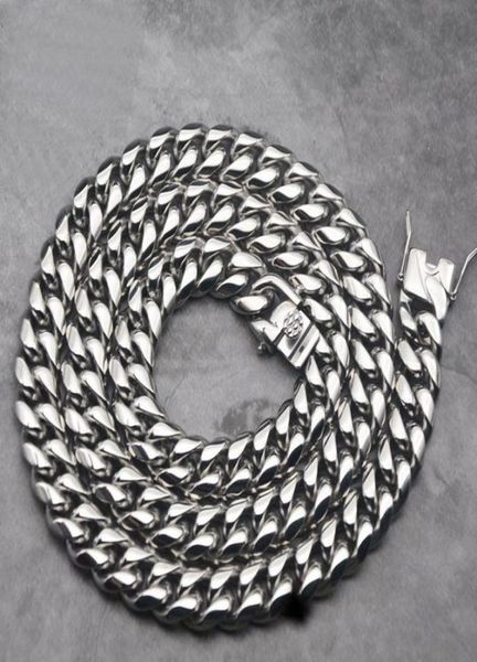 316l stainless steel men women cuban link chain hip hop necklace bracelet high polished curb chains jewelry double safety clasps 24820081, Silver
316l stainless steel men women cuban link chain hip hop necklace bracelet high polished curb chains jewelry double safety clasps 24820081, Silver
