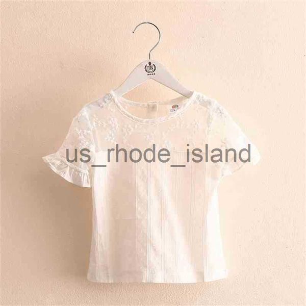 t-shirts summer 2 3 4 6 8 10 years lace patchwork short flare sleeve pure white embroidery flower t-shirts for kids baby girl 210414 x0714, Blue
t-shirts summer 2 3 4 6 8 10 years lace patchwork short flare sleeve pure white embroidery flower t-shirts for kids baby girl 210414 x0714, Blue