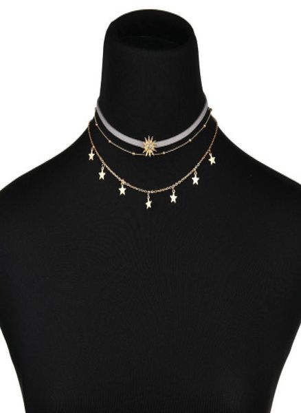 new fashion trendy jewelry sun star tassel choker multi layer necklace gift for women girl n12429426095, Golden;silver
new fashion trendy jewelry sun star tassel choker multi layer necklace gift for women girl n12429426095, Golden;silver