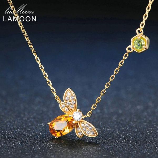 lamoon bee 925 sterling silver necklace natural citrine gemstone necklaces 14k real gold plated chain pendant jewelry lmni015 cx203652403
lamoon bee 925 sterling silver necklace natural citrine gemstone necklaces 14k real gold plated chain pendant jewelry lmni015 cx203652403