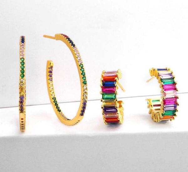 trendy rainbow baguette cubic zirconia cz hoop earring gold filled colorful gorgeous european huggie earrings jewelry ersq984628027, Golden;silver
trendy rainbow baguette cubic zirconia cz hoop earring gold filled colorful gorgeous european huggie earrings jewelry ersq984628027, Golden;silver