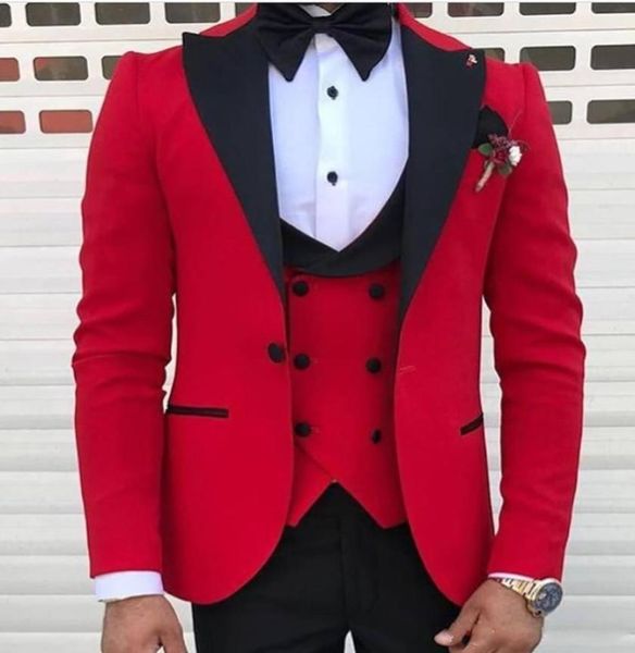 custom design red 3 piece suit men wedding tuxedos excellent groom tuxedos men business dinner prom blazerjacketpantstievest 2524560, Black;gray
custom design red 3 piece suit men wedding tuxedos excellent groom tuxedos men business dinner prom blazerjacketpantstievest 2524560, Black;gray