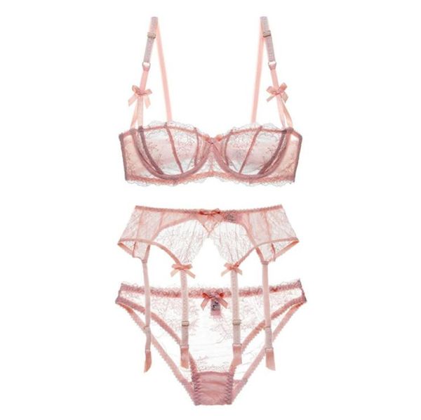 women 12 cup embroidery lingerie set white bra set 3 piece brapantiesgarter lace brassiere transparent underwear set5041734, Red;black
women 12 cup embroidery lingerie set white bra set 3 piece brapantiesgarter lace brassiere transparent underwear set5041734, Red;black