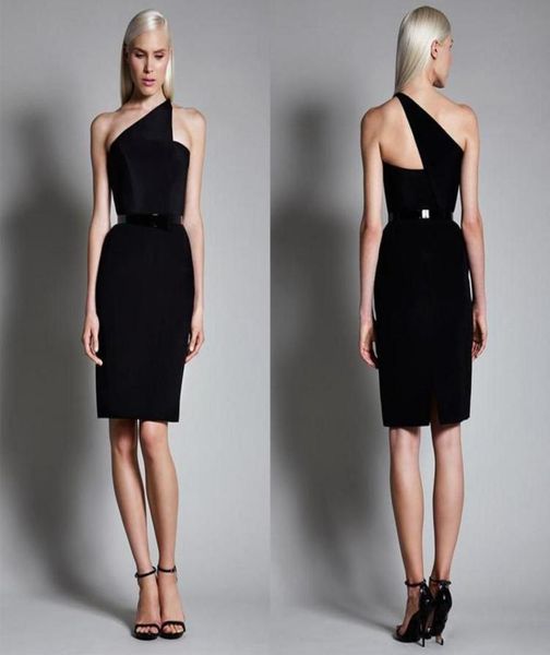 classic 2020 one shoulder knee length cocktail dresses sheath zipper back with sash black satin party gowns for women custom4720902
classic 2020 one shoulder knee length cocktail dresses sheath zipper back with sash black satin party gowns for women custom4720902