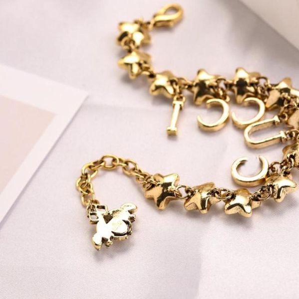 luxury designer brand letter bracelets link chain elegant fashion women039s letters tassels pendant star crystal bracelet chain6529951095, Black
luxury designer brand letter bracelets link chain elegant fashion women039s letters tassels pendant star crystal bracelet chain6529951095, Black