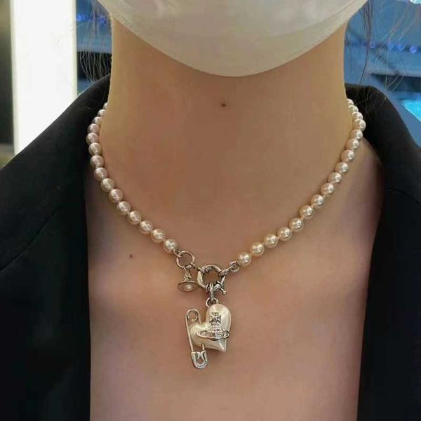 empress dowager xi 23 new love pins set necklace women's light luxury asymmetric pearl earrings, Silver
empress dowager xi 23 new love pins set necklace women's light luxury asymmetric pearl earrings, Silver