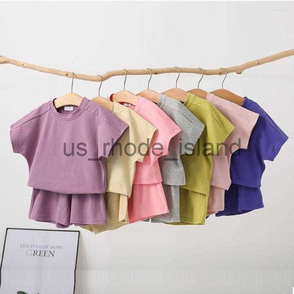 t-shirts clothing sets summer cotton children's solid o neck short sleeve t shirts casual shorts baby boys girls sports for kids x0714, Blue
t-shirts clothing sets summer cotton children's solid o neck short sleeve t shirts casual shorts baby boys girls sports for kids x0714, Blue