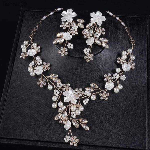 wedding rhinestones floral pearls necklace earrings jewelry set dangle earrings adjustable set elegance party jewelry for women l230704, Silver
wedding rhinestones floral pearls necklace earrings jewelry set dangle earrings adjustable set elegance party jewelry for women l230704, Silver