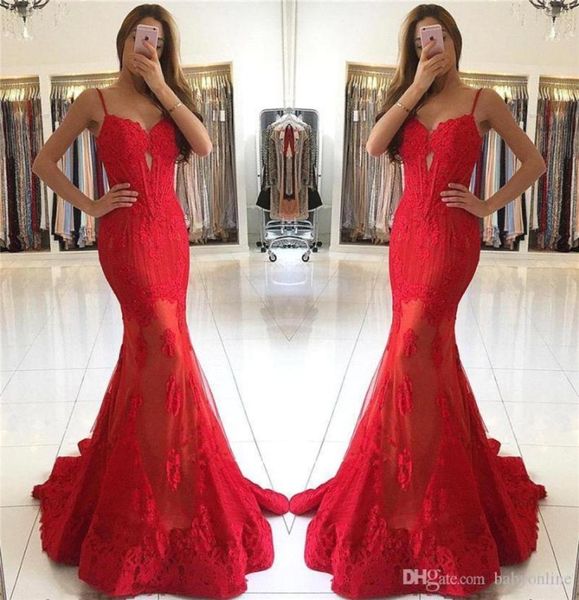 new arrival sweetheart red lace evening dresses long mermaid spaghetti straps backless prom dress party gowns for holidays7268816, Black;red
new arrival sweetheart red lace evening dresses long mermaid spaghetti straps backless prom dress party gowns for holidays7268816, Black;red
