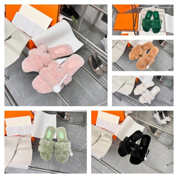 designer sandals classic winter fur fluffy slipper indoor outdoor lamb wool warm sandals home flat bottom comfortable flip flop new style wo, Black
designer sandals classic winter fur fluffy slipper indoor outdoor lamb wool warm sandals home flat bottom comfortable flip flop new style wo, Black