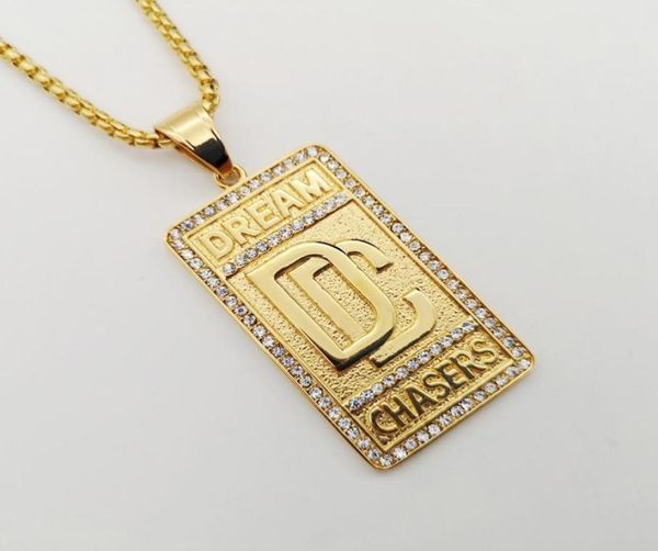 hip hop rock stainless steel rhinestones dream chaser pendant necklace mens fashion gold color dc necklace jewelry y12204636674, Silver
hip hop rock stainless steel rhinestones dream chaser pendant necklace mens fashion gold color dc necklace jewelry y12204636674, Silver