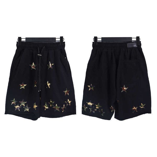 ami 23ss spring and summer new personalized five-point star leather decorative men's leisure sports shorts, White;black
ami 23ss spring and summer new personalized five-point star leather decorative men's leisure sports shorts, White;black