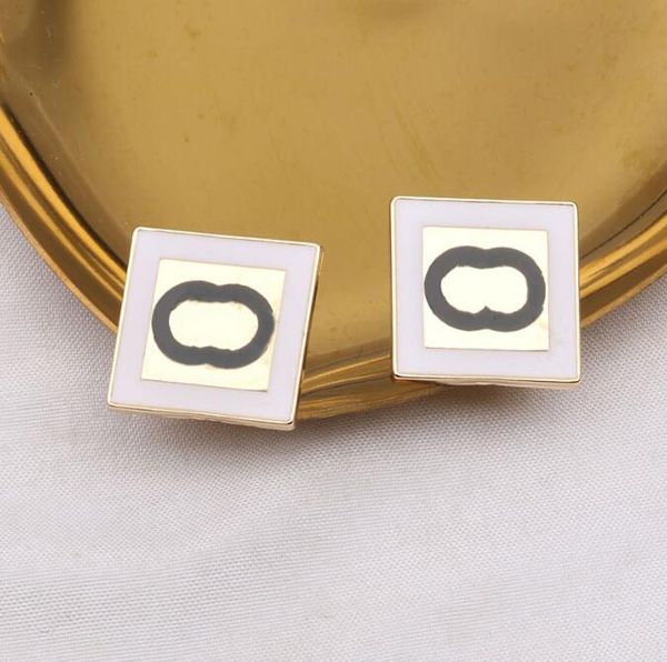 charm womens 18k gold plated earring ear stud luxury brand designers letter geometric classic wedding party jewerlry retro style, Golden;silver
charm womens 18k gold plated earring ear stud luxury brand designers letter geometric classic wedding party jewerlry retro style, Golden;silver