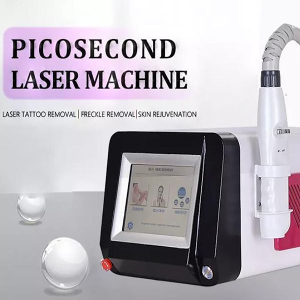 portable pico laser 755nm q switched nd yag laser picosecond spot pigment removal tattoo removel carbon peeling skin rejuvenation machine