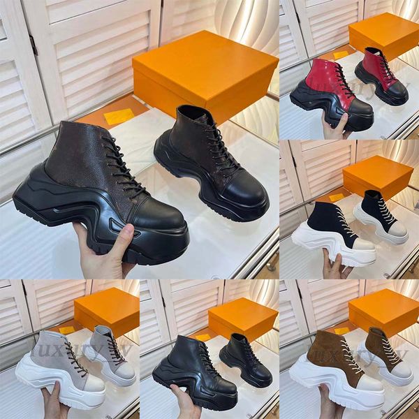 designer women boots lace-up ankle boots suede leather thick bottom boots black brown desert printing platform combat booties
designer women boots lace-up ankle boots suede leather thick bottom boots black brown desert printing platform combat booties