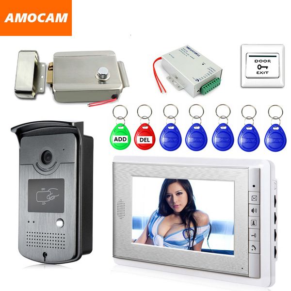 smart lock 7" video door phone kit with id keyfobs electric power supply exit for villa doorbell video intercom system 230712
smart lock 7" video door phone kit with id keyfobs electric power supply exit for villa doorbell video intercom system 230712